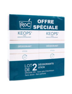 Keops Déodorant Stick. Lot de 2x40ml
