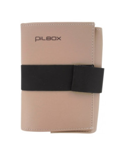 Pilbox Cardio Pilulier Semainier Modulaire x1 Rose/Gris