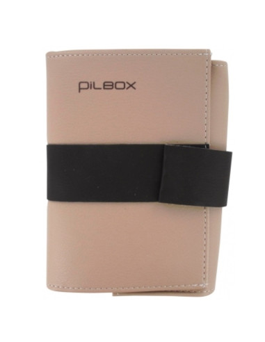 Pilbox Cardio Pilulier Semainier Modulaire x1 Rose/Gris