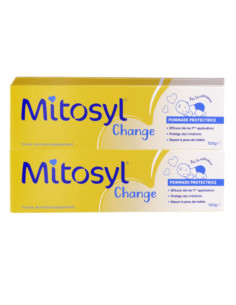 Mitosyl Change Pommade Protectrice Lot 2x100g - jaune et bleue