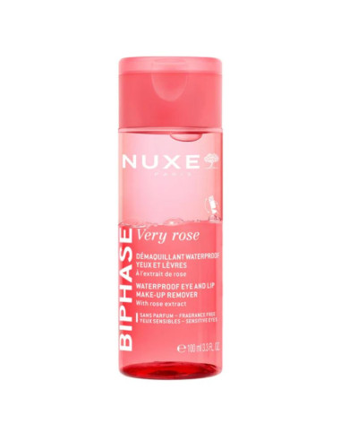 Nuxe Very Rose Démaquillant Waterproof Yeux et Lèvres 100ml