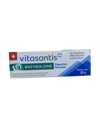 Vitasantis Enzyboldine Digestion Nausées 10comprimés