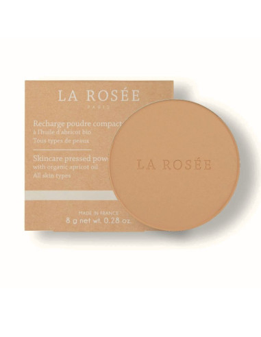 La Rosée Recharge Poudre Compacte Soin Medium Foncé. 8g