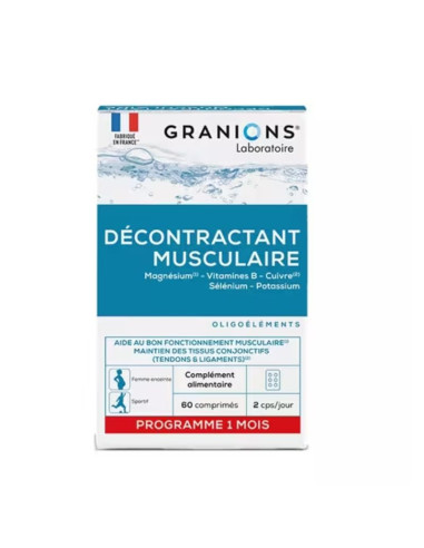 Granions Décontractant musculaire Collagène 60 comprimés
