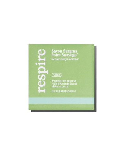 Respire Savon Surgras Poire sauvage. 100g