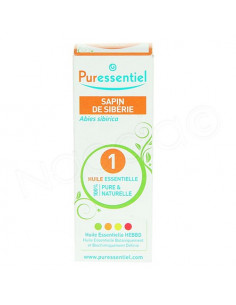 Puressentiel huile essentielle bio Sapin de sibérie 10ml