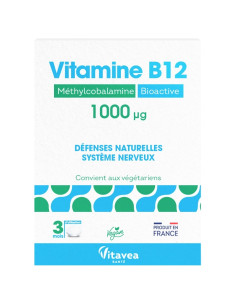 Vitavea Vitamine B12. 1000µg. 90 comprimés