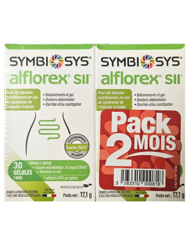 Symbiosys Alflorex SII. Pack 2 mois 2x30 gélules