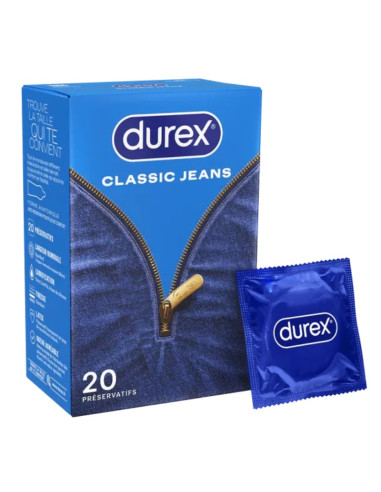 Durex Classic Jeans. 20 préservatifs