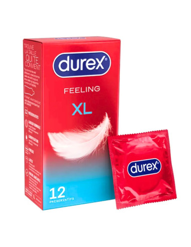 Durex Feeling XL. 12 préservatifs