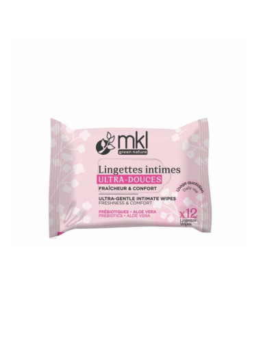 MKL Lingettes intimes Ultra-douces x12