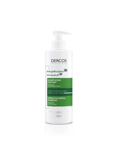 Vichy Dercos Anti-pelliculaire DS Shampooing Traitant Pellicules & Démangeaisons 390ml
