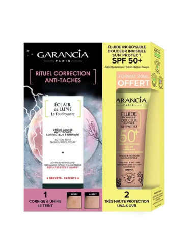 Garancia Eclair de Lune Foudroyante Crème 30ml + Fluide SPF50 OFFERT