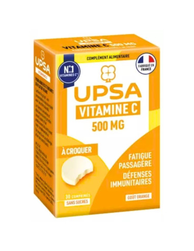 Upsa Vitamine C 500mg. 30 comprimés à croquer