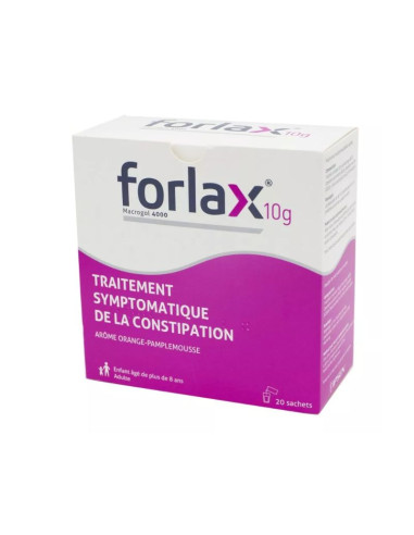 Forlax 10 g solution buvable 20 sachets
