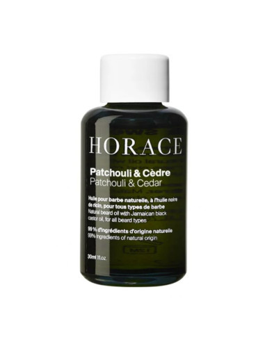 Horace Huile à Barbe Patchouli Cèdre. 30ml