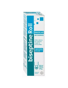 BiseptineRoll remolage des cicatrices. Gel avec bille de massage. 20g