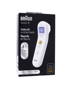 Braun Sensian 3 Thermomètre frontal sans contact. BNT050