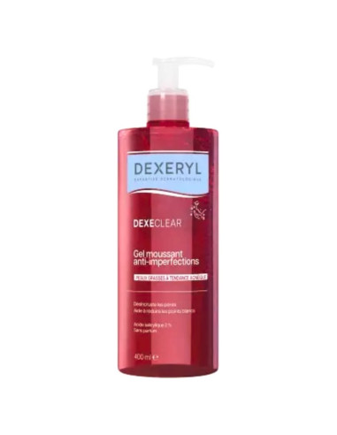 Dexeryl Dexeclear Gel moussant anti-imperfections. 400ml