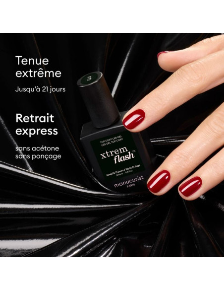 Manucurist Xtrem Flash Top Coat Led Gel