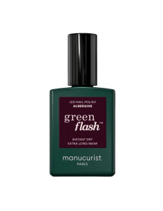 Manucurist Green Flash Aubergine. 15ml