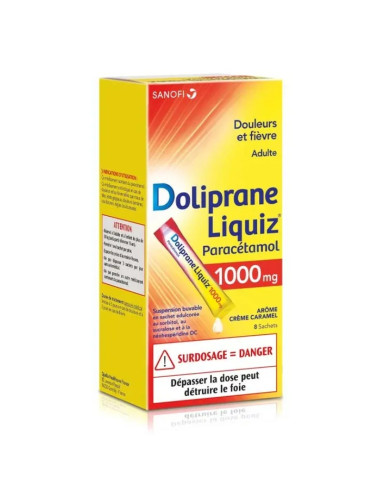 boite haute jaune et rouge avec un stick dessiné dessus