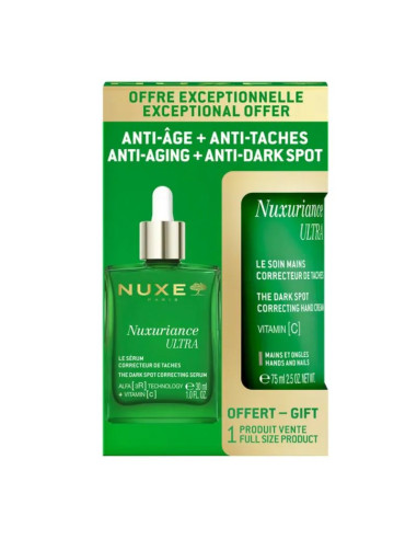 Nuxe Nuxuriance Ultra Coffret Sérum 30ml + Soin Mains 75ml OFFERT
