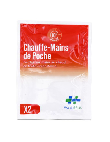EvoluPlus Chauffe-Mains de Poche. x2