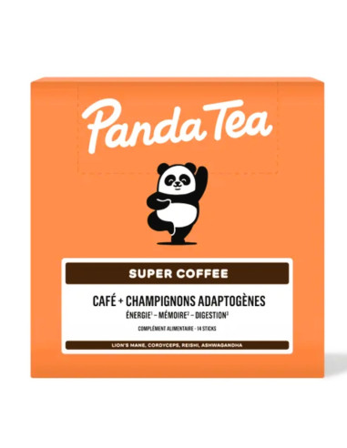Panda Tea Super Coffee. 14 sticks