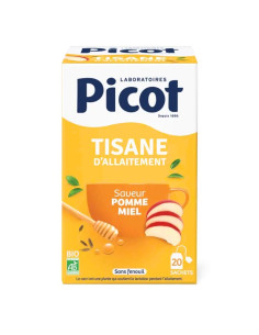 Picot Tisane d'allaiement. Pomme Miel. 20 sachets