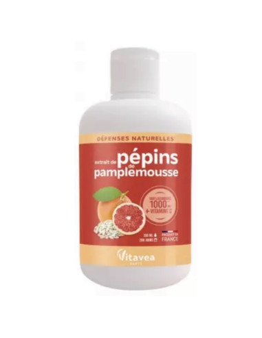 Vitavea Extrait de pépins de Pamplemousse Bio Solution buvable. 200ml
