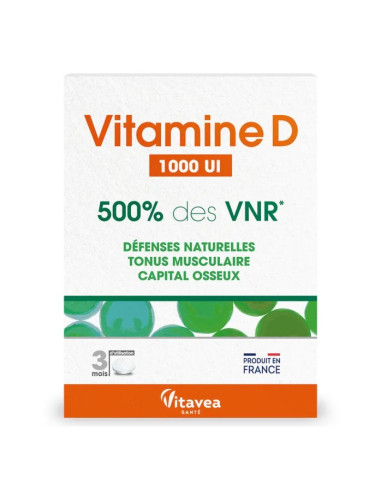 boite carré blanche écriture orange et verte