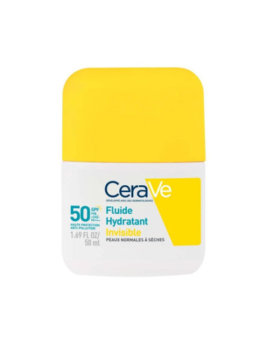 Cerave Solaire SPF50+ Fluide hydratant invisible 50ml