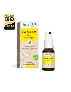 boite en hauteur jaune et beuge avec un symbole dessus noir et blanc emboité