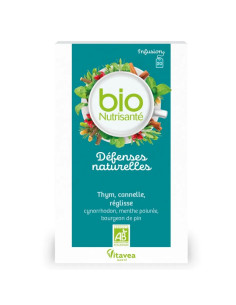 Bio Nutrisanté Défenses Naturelles. 20 infusions