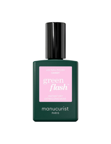 Manucurist Green Flash Vernis Semi-permanent Candy. 15ml