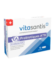 Vitasantis Probiotiques ATB. 12 gélules