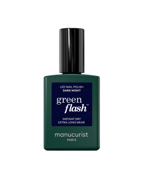 Manucurist Green Flash Vernis Semi-permanent Dark Night. 15ml
