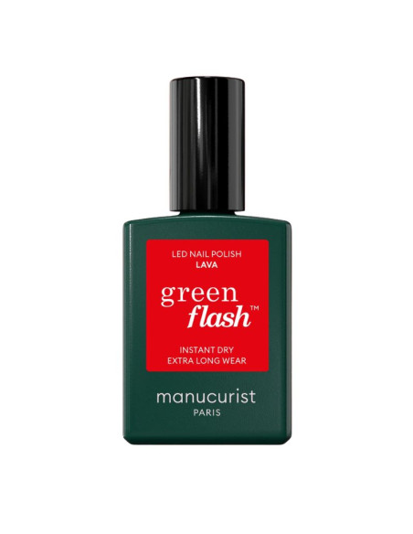 Manucurist Green Flash Vernis Semi-permanent Lava. 15ml