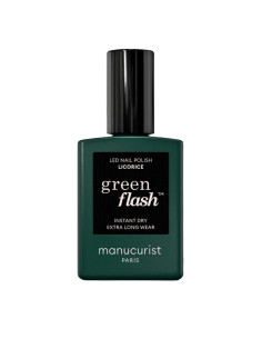 Manucurist Green Flash Vernis Semi-permanent Licorice. 15ml
