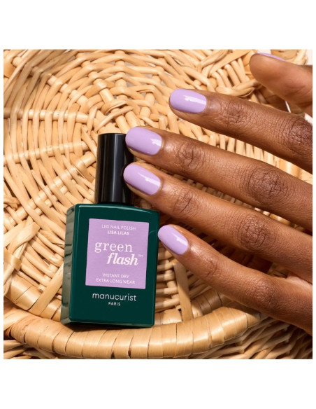 Manucurist Green Flash Vernis Semi-permanent Lisa Lilas