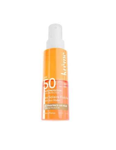 Krème Eau solaire fraiche bronzante SPF50+ 50 ml