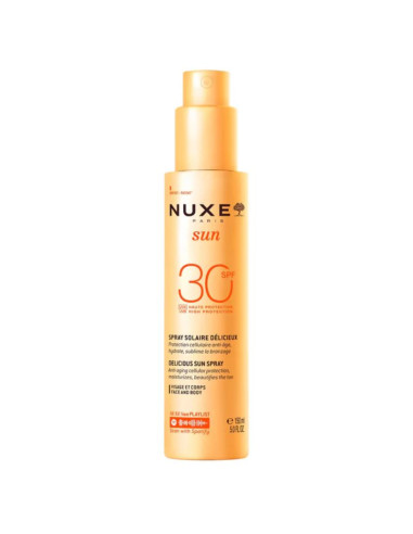 Nuxe Sun SPF30 Spray Solaire Délicieux. 150ml