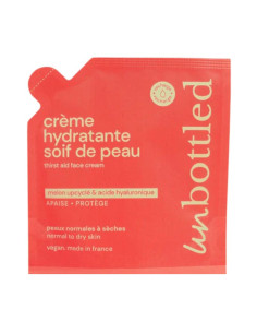 Unbottled Crème Hydratante Soif de Peau. Recharge 50ml