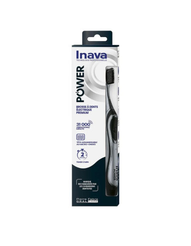 Inava Power Brosse à dent électrique NOIR x1