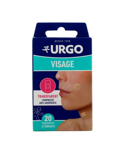 Urgo Visage. Pansements transparents. x20 - 2 formats