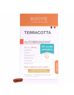 Biocyte Solaire Terracotta Autobronzant. 90 gélules