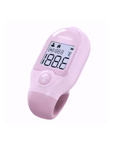 Precitech Thermomètre sans contact mini rose
