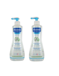 Mustela Eau Nettoyante Bébé. Lot 2x500ml offre spéciale