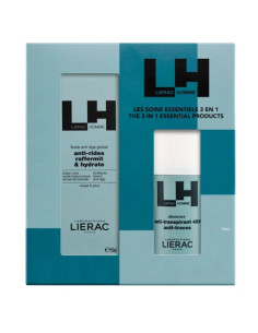 Lierac Homme Coffret Les essentiels 3en1 Fluide Anti-âge